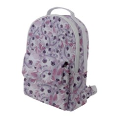 Sweet Kawaii Kitty Pattern (ai) Bk Flap Pocket Backpack (large)