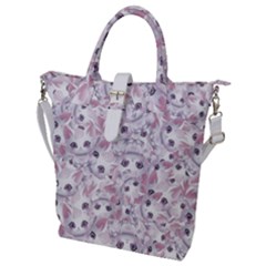 Sweet Kawaii Kitty Pattern (ai) Bk Buckle Top Tote Bag by dflcprintsclothing