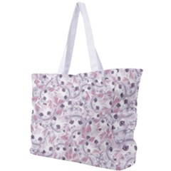 Sweet Kawaii Kitty Pattern (ai) Bk Simple Shoulder Bag by dflcprintsclothing