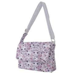 Sweet Kawaii Kitty Pattern (ai) Bk Full Print Messenger Bag (l) by dflcprintsclothing