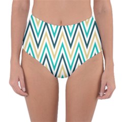 Zigzag01 Reversible High-waist Bikini Bottoms