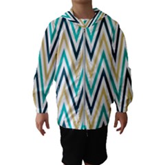 Zigzag01 Kids  Hooded Windbreaker