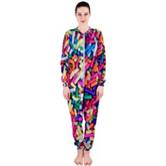 Colorful Candy Texture, Close-up Onepiece Jumpsuit (ladies)