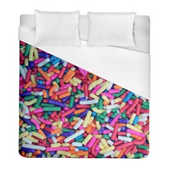 Colorful Candy Texture, Close-up Duvet Cover (full/ Double Size) by kyorashop23