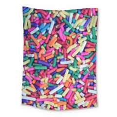 Colorful Candy Texture, Close-up Medium Tapestry