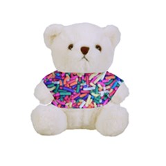 Colorful Candy Texture, Close-up Full Print Tee For Cuddly Teddy Bear