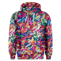 Colorful Candy Texture, Close-up Men s Overhead Hoodie