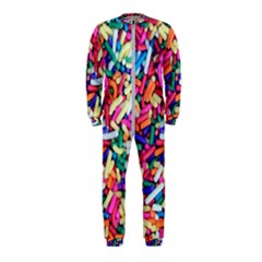 Colorful Candy Texture, Close-up Onepiece Jumpsuit (kids)