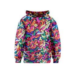 Colorful Candy Texture, Close-up Kids  Pullover Hoodie