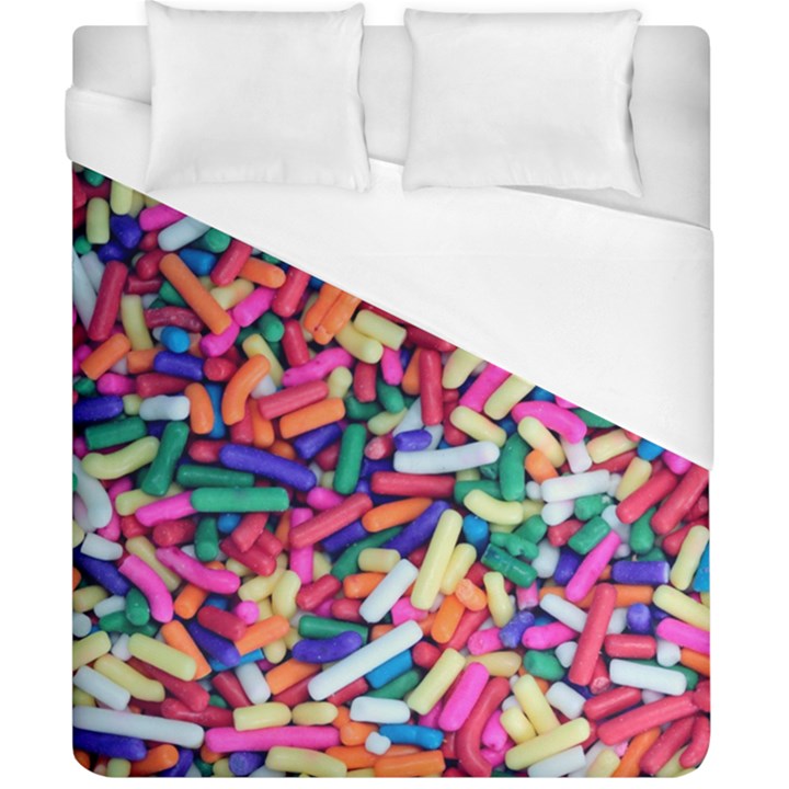 Colorful Candy Texture, Close-up Duvet Cover (California King Size)