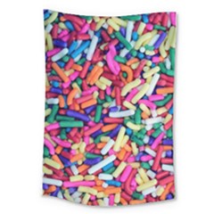 Colorful Candy Texture, Close-up Large Tapestry