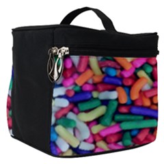 Colorful Candy Texture, Close-up Make Up Travel Bag (small)