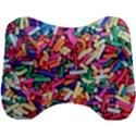 Colorful Candy Texture, Close-up Head Support Cushion View1