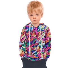 Colorful Candy Texture, Close-up Kids  Overhead Hoodie