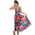 Colorful Candy Texture, Close-up Backless Maxi Beach Dress View1