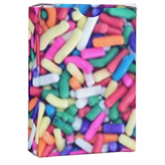 Colorful Candy Texture, Close-up Playing Cards Single Design (rectangle) With Custom Box