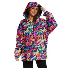 Colorful Candy Texture, Close-up Women s Ski And Snowboard Waterproof Breathable Jacket