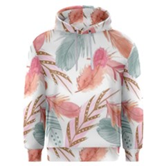 Feathers, Boho, Cute, Feather, Pastel Men s Overhead Hoodie