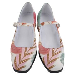 Feathers, Boho, Cute, Feather, Pastel Women s Mary Jane Shoes by kyorashop23