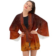 Water Drops, Lui, Amazing Long Sleeve Kimono by kyorashop23