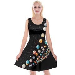 Ballons Night Party Reversible Velvet Sleeveless Dress