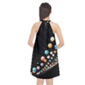 Ballons Night Party Halter Neckline Chiffon Dress  View2