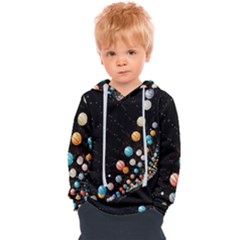 Ballons Night Party Kids  Overhead Hoodie