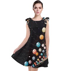 Ballons Night Party Tie Up Tunic Dress by kyorashop23