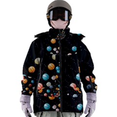 Ballons Night Party Women s Zip Ski And Snowboard Waterproof Breathable Jacket by kyorashop23