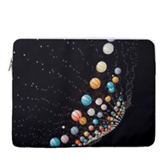 Ballons Night Party 15  Vertical Laptop Sleeve Case With Pocket by kyorashop23