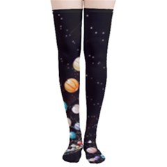 Ballons Night Party Thigh High Stockings