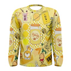 Marillo Pastel Zkt, Aesthetic, Stickers, Yellow Men s Long Sleeve T-shirt