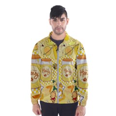 Marillo Pastel Zkt, Aesthetic, Stickers, Yellow Men s Windbreaker