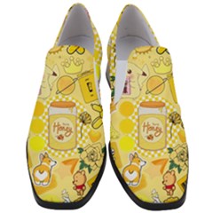 Marillo Pastel Zkt, Aesthetic, Stickers, Yellow Women Slip On Heel Loafers by kyorashop23