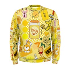 Marillo Pastel Zkt, Aesthetic, Stickers, Yellow Men s Sweatshirt