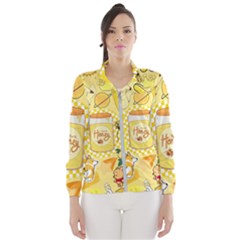 Marillo Pastel Zkt, Aesthetic, Stickers, Yellow Women s Windbreaker