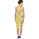 Marillo Pastel Zkt, Aesthetic, Stickers, Yellow Classic Sleeveless Midi Dress View2