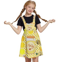 Marillo Pastel Zkt, Aesthetic, Stickers, Yellow Kids  Apron Dress by kyorashop23