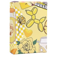 Marillo Pastel Zkt, Aesthetic, Stickers, Yellow Playing Cards Single Design (rectangle) With Custom Box