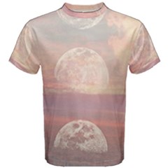 Moon Phase, Cloud, Clouds, Moon, Pastel Men s Cotton T-shirt by kyorashop23