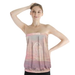 Moon Phase, Cloud, Clouds, Moon, Pastel Strapless Top by kyorashop23