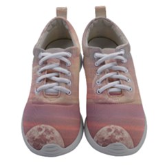 Moon Phase, Cloud, Clouds, Moon, Pastel Women Athletic Shoes by kyorashop23