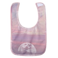 Moon Phase, Cloud, Clouds, Moon, Pastel Baby Bib by kyorashop23