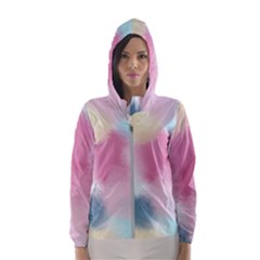 Pastel Ballons, Ballons, Women s Hooded Windbreaker