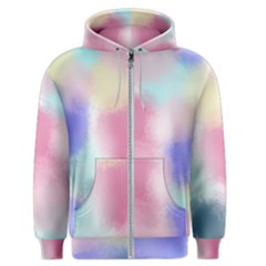 Pastel Ballons, Ballons, Men s Zipper Hoodie