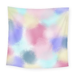 Pastel Ballons, Ballons, Square Tapestry (large)