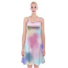 Pastel Ballons, Ballons, Spaghetti Strap Velvet Dress