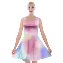 Pastel Ballons, Ballons, Velvet Skater Dress