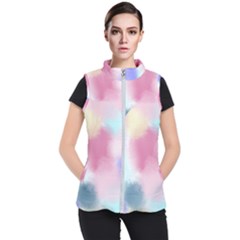 Pastel Ballons, Ballons, Women s Puffer Vest