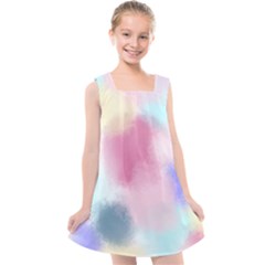 Pastel Ballons, Ballons, Kids  Cross Back Dress by kyorashop23